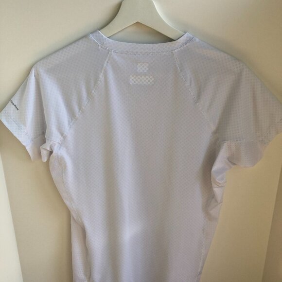 Columbia Omni Freeze Zero Short Slv Top White Sz L - Picture 6 of 12